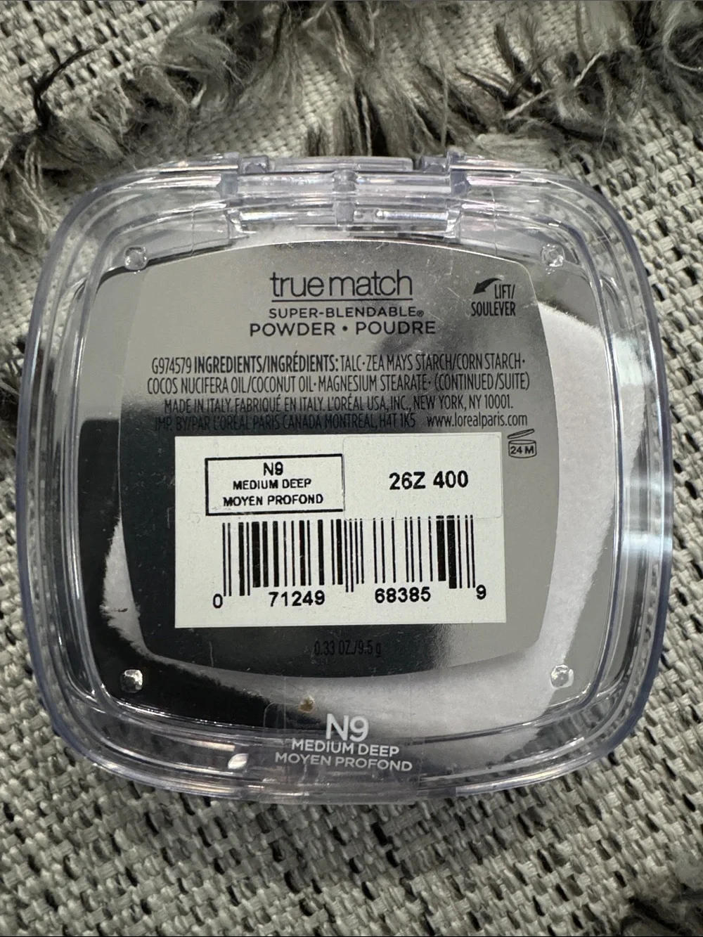 L'Oreal True Match Pressed Powder in Warm Brown (N9)